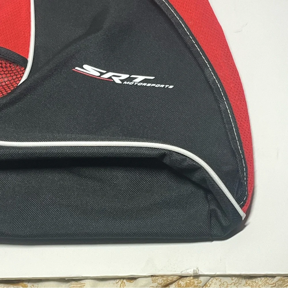 SRT Motorsports Crossbody Sling Backpack Dodge High Performance Bag Red Black